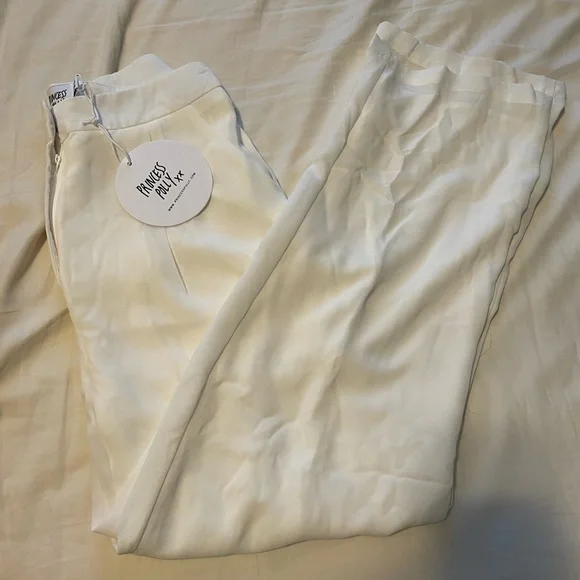 PRINCESS POLLY- Armando Pants White - Picture 4 of 5